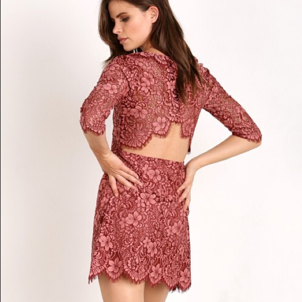 HP🎉 FLL🍋 Theodora Mini Lace Dress - Picture 8 of 10